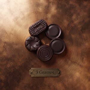 Moldes para Chocolate de Policarbonato Chocochus 3g Cavidades: 48 - 4 Figuras Diferentes Material: Policarbonato Grado Alimenticio Peso: 3 g