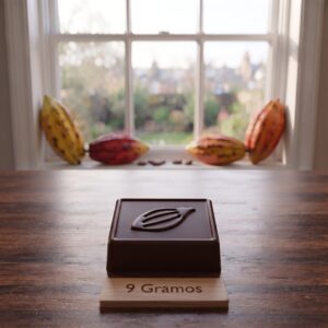 Moldes para Chocolate de Policarbonato Rectángulo Cacao 9g Cavidades: 21 Material: Policarbonato Grado Alimenticio Peso: 9 g Ancho: 25 mm Largo: 32 mm Alto: 9 mm