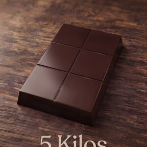 Molde para Marqueta de Chocolate 5 Kg 6 Divisiones